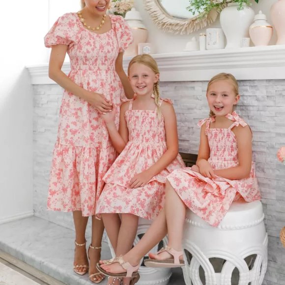 Rachel Parcell Pink Floral Midi Dress - Picture 10 of 10